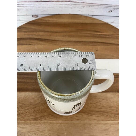 Cape Cod Mass. Stoneware USA Coffee Mug Lighthouse Windmill Glazed Pottery - Picture 10 of 10
